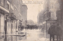 MEAUX Inondations 25-26 Et 27 Janvier 1910 Rue Du GRAND CERF - Meaux