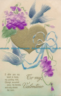 R001506 Greeting Postcard. To My Valentine. 1909 - Monde