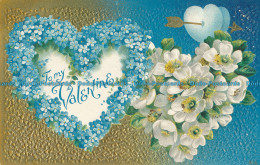 R001508 Greeting Postcard. To My Valentine. Flower Valentine - Monde