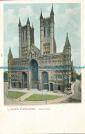 R001747 Lincoln Cathedral. West Front. Peacock. Autochrom - Monde
