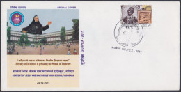Inde India 2011 Special Cover Convent Of Jesus And Mary Girls' High School, Girl, Education Christian Pictorial Postmark - Cartas & Documentos