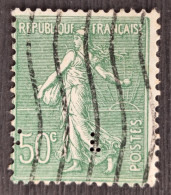 France 1925 N°198 Ob Perforé CL TB - Usati