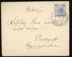 TURKEY AUSTRIA  1900. Nice Old Cover To Hungary - Lettres & Documents