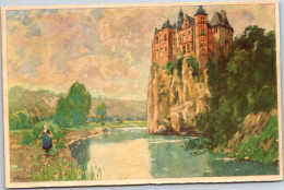 RED STAR LINE : Dinant Walzin, Card From Serie Views Of Belgium, By H. Cassiers - World Cruises Art Series - Steamers