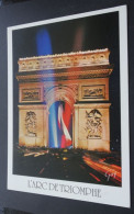 Paris - L'Arc De Triomphe De L'Etoile Illuminé - Editions "GUY", Paris - Production Leconte - Parijs Bij Nacht