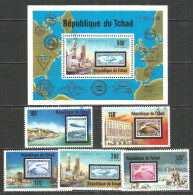 Chad 1977 Used Stamps Set And Block - Tsjaad (1960-...)