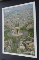 Paris Vu Du Ciel - La Place De L'Etoile Et L'Arc De Triomphe, Oeuvre De Chalgrin - Editions "GUY", Paris - Triumphbogen