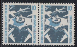 Berlin Mi.Nr.798A/798A - Frankfurt Flughafen - Waagerechtes Paar - Unused Stamps