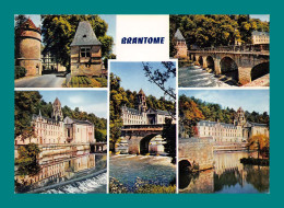 24 Brantome Tour Ronde, Pavillon Renaissance, Pont Coudé ( Multivues ) - Brantome