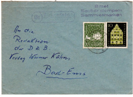 BRD 1961, Landpost Stpl. 13a BIRKENFELD über Hofheim Auf Brief M. 2x10 Pf. - Verzamelingen