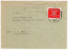 BRD 1963, Landpost Stpl. 8571 KÜHLENFELS Auf Brief M. 20 Pf.  - Verzamelingen
