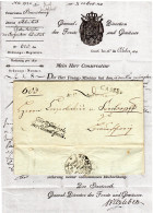 Taxis 1811, L1 Cassel Auf Gau Helmstedt Forst Dienstbrief N. Braunschweig - Vorphilatelie
