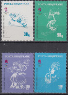 ALBANIEN  2489-2492, Postfrisch **, Olympische Winterspiele, Albertville, 1992 - Albanië