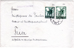 DR Ostmark 1938, Am...dem Führer Dein Ja! Propagandastpl. Auf Brief V. Kufstein - Lettres & Documents