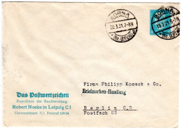 DR, Gebr. 4 Pf. Privatganzsache Umschlag Zeitung Das Postwertzeichen R.Noske - Sonstige & Ohne Zuordnung