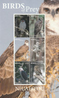 Niuafo'ou 2018 - Fauna, Birds Of Prey , Block  6 Values , Perforated , MNH , Mi.Bl.84 - Tonga (1970-...)