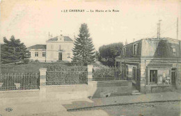 78 - Le Chesnay - La Mairie Et La Poste - CPA - Voir Scans Recto-Verso - Le Chesnay