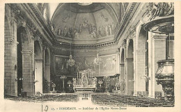 33 - Bordeaux - Intérieur De L'Eglise Notre-Dame - Carte Neuve - CPA - Voir Scans Recto-Verso - Bordeaux