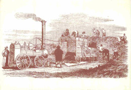 Reproduction CPA - Paysans - Victorian Farming - Hornsby's Portable Steam-engine And Threshing Machine - Front The Lllus - Landbouwers