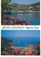 Espagne - Espana - Islas Canarias - Gran Canaria - Puerto Rico - Multivues - Bareaux - Fleurs - CPM - Voir Scans Recto-V - Gran Canaria