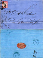 DR 1872, 1 Gr Auf Brief M. Sachsen-K2 HERRNHUT Via Österreich N. Seifhennersdorf - Cartas & Documentos