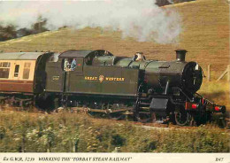Trains - Royaume Uni - Ex G.W.R 5239 Working The Torbay Steam Railway - Locomotive - CPM - UK - Voir Scans Recto-Verso - Trains