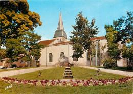 88 - Contréxeville - Eglise St Epvre Et Monument Aux Morts - Fleurs - Carte Neuve - CPM - Voir Scans Recto-Verso - Contrexeville