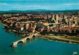 84 - Avignon - Vue Générale Aérienne Sur Le Pont Saint Bénézet Le Petit Palais Et Le Palais Des Papes - Carte Neuve - CP - Avignon