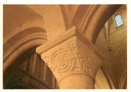 76 - Saint Martin De Boscherville - Abbaye Saint-Georges - Chapiteau Transept Sud - Représentation De L'Univers - Art Re - Saint-Martin-de-Boscherville
