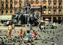 69 - Lyon - Place Des Terreaux - Fontaine Bartholdi - Pigeons - Carte Neuve - CPM - Voir Scans Recto-Verso - Autres & Non Classés