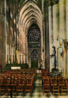 51 - Reims - Intérieur De La Cathédrale Notre Dame - La Grande Nef - Vers Le Portail - Statue De Jeanne D'Arc - CPM - Ca - Reims