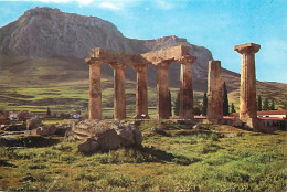 Grèce - Corinthe - Kórinthos - Ancienne Corinthe - Le Temple Archaïque D'Apollon - Carte Neuve - CPM - Voir Scans Recto- - Griechenland