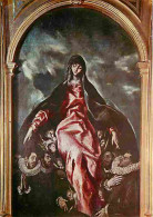 Art - Peinture Religieuse - Greco - La Vierge De La Charité - CPM - Voir Scans Recto-Verso - Tableaux, Vitraux Et Statues