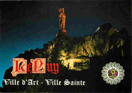 43 - Le Puy En Velay - Rocher Corneille - Statue De Notre-Dame De France - Vue De Nuit - CPM - Voir Scans Recto-Verso - Le Puy En Velay