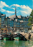 14 - Honfleur - Le Vieux Bassin : Les Bateaux De Pêche Devant Le Quai Sainte-Catherine Dont Les Façades Typiques Sont Re - Honfleur