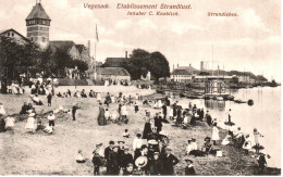 Vegesack, Etablissement Strandlust, 1917 Gebr. Sw-AK. - Otros & Sin Clasificación