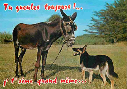 Animaux - Anes - Chiens - Carte Humoristique - Carte Neuve - CPM - Voir Scans Recto-Verso - Donkeys