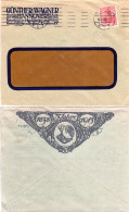 DR 1913, 10 Pf. Germania M. Perfin Firmenlochung Auf Brief V. Hannover - Covers & Documents