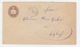 Schweiz 1877, Zwerg Stpl. NEUDORF Auf 5 C. Ganzsache Brief - Sonstige & Ohne Zuordnung