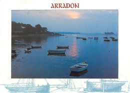 56 - Arradon - Soleil Levant Sur Le Golfe Du Morbihan - CPM - Voir Scans Recto-Verso - Arradon