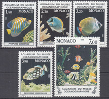 MONACO  1704-1708, Postfrisch **, Fische Aus Dem Aquarium Des Ozeanograhischen Museum, 1985 - Ongebruikt