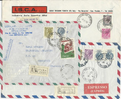 Italien, 3 Einschreiben Briefe Nach Marokko, 1x Express. Destination! #s64 - Unclassified