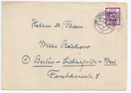SBZ 1945, EF 40 Pf. Auf  Brief (Porto Bis 500 G) V. Freiberg Sachsen.  #1052 - Cartas & Documentos