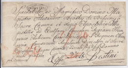 Ungarn 1835, Ovalstpl. OKOLITSNA Auf Attraktivem Falt Brief. #1687 - Autres & Non Classés