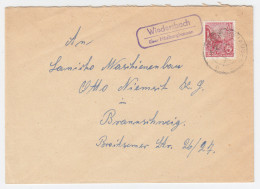 DDR, Wiedersbach über Hildburghausen, Landpost Stpl. Auf Brief M. 20 Pf. #1994 - Storia Postale