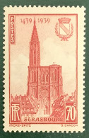 1939 FRANCE N E43 - STRASBOURG LA CATHEDRALE - NEUF** - Ungebraucht