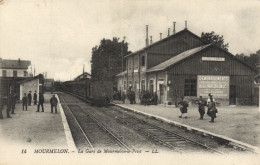 Mourmelon - La Gare - Train En Gare "animés" - Mourmelon Le Grand
