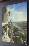 Paris - Panorama Pris Des Tours De Notre-Dame - Editions D'art Yvon, Paris - Mehransichten, Panoramakarten