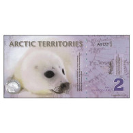 C0012# Territorios Árticos 2010 [BLL] 2 Dólar Polar (SC) - Ficción & Especímenes