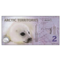 C0012# Territorios Árticos 2010 [BLL] 2 Dólar Polar (SC) - Fiktive & Specimen